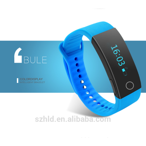 Bluetooth 4.0 IP56 60MA bracelet silicone for IOS/Android